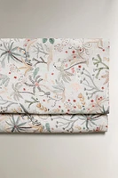 DRAP PLAT ENFANT IMPRIMÉ MARIN