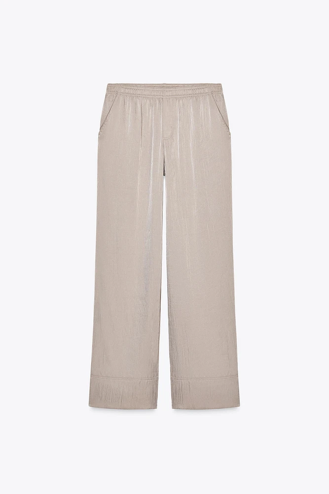 PANTALON DE PYJAMA SATINÉ