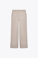 PANTALON DE PYJAMA SATINÉ