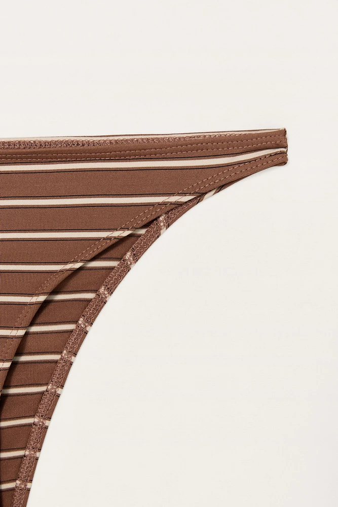CULOTTE DE BIKINI À RAYURES LIMITED EDITION