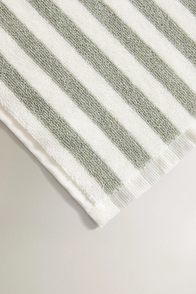 SERVIETTE DE BAIN RAYURES COLORÉES