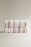 STRIPED COTTON BLANKET