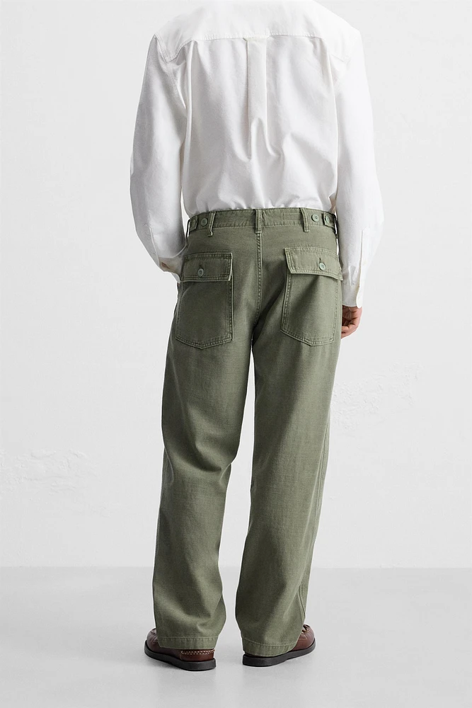 PANTALON DÉLAVÉ REGULAR FIT