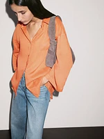 Chemisier ramie oversize