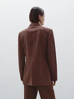 Blazer fluide lin
