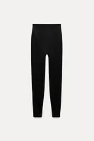 THERMAL LEGGINGS WITH MERINO WOOL SKI COLLECTION