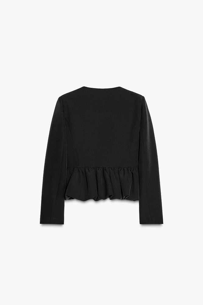 VOLUMINOUS HEM JACKET