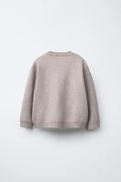KNIT SWEATER WITH POCKET