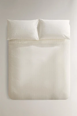 STRIPED DUVET COVER
