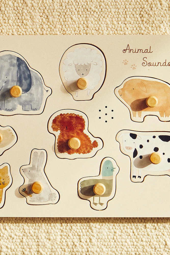 PUZZLE ENFANT CRIS DES ANIMAUX
