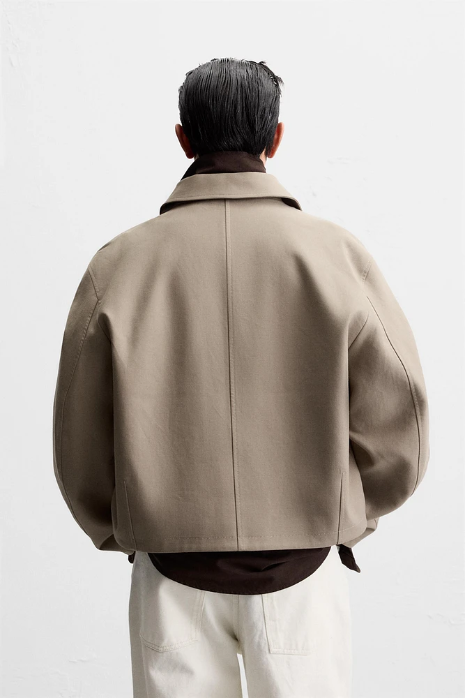 RELAXED FIT CONTRAST JACKET
