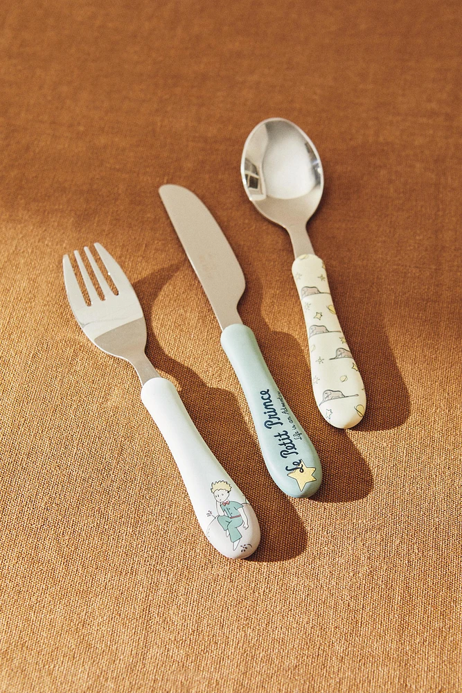 LE PETIT PRINCE CHILDREN'S FLATWARE SET (SET OF 3)