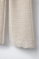 CROCHET FLORAL CULOTTES