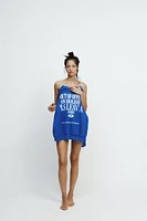 PRINTED SLOGAN SWEATSHIRT