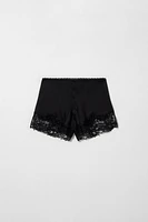 KATE MOSS X ZARA SILK LINGERIE SHORTS