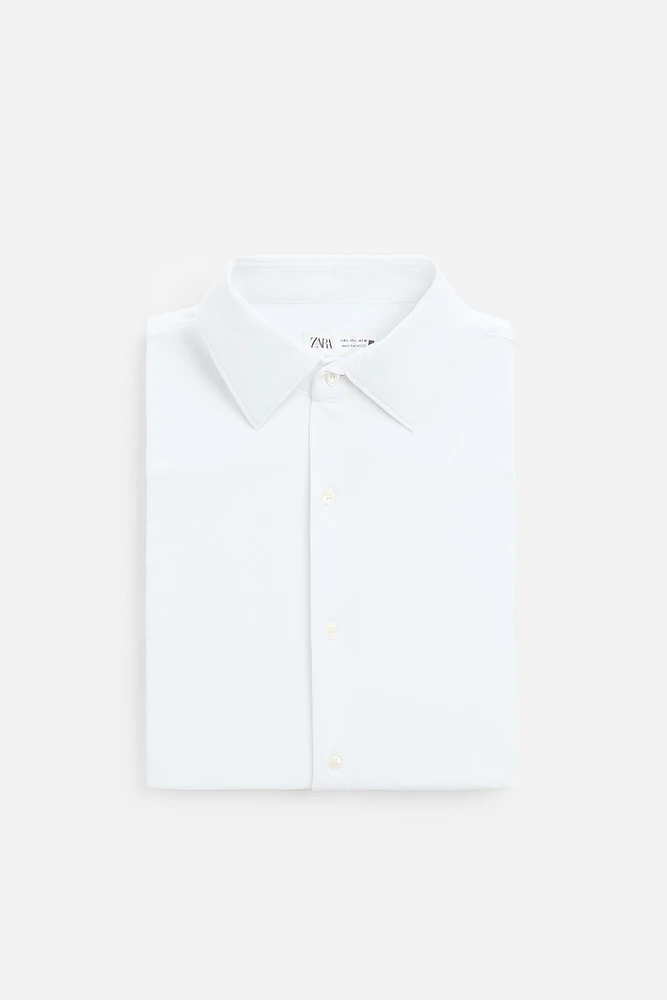 CHEMISE ÉLASTIQUE TEXTURÉE