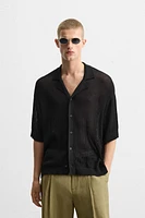 CHEMISE EN MAILLE AJOURÉE