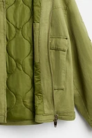 CONTRASTING COLLAR JACKET