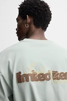 EMBROIDERED TEXT SHIRT