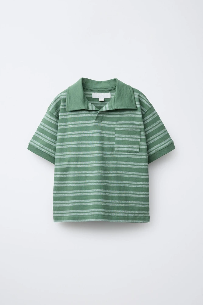 STRIPED POLO SHIRT