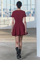 ROBE COURTE GODETS COLLECTION ZW