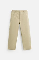 PAINT SPLATTER CHINO PANTS