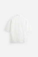 CHEMISE PATCHWORK BRODERIE AJOURÉE