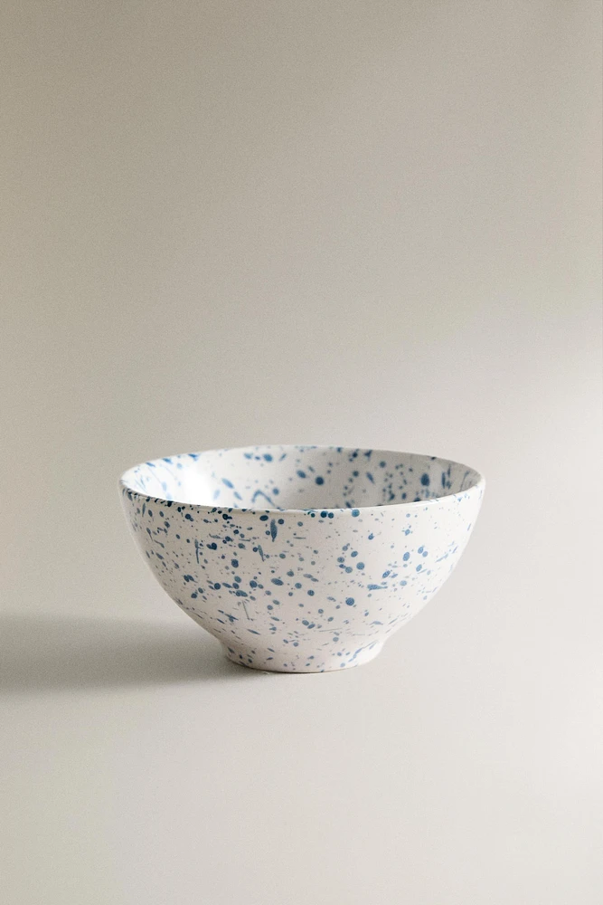 SPLATTERED STONEWARE MINI BOWL
