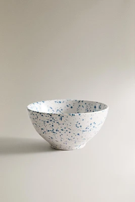 SPLATTERED STONEWARE MINI BOWL