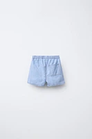 FLUID DENIM SHORTS