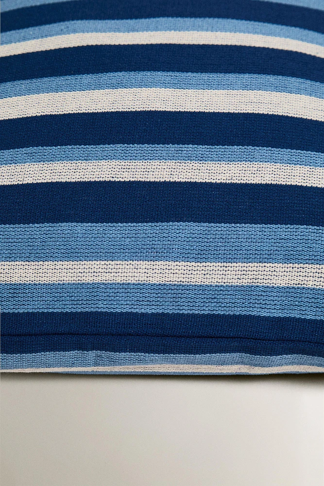 STRIPED THROW PILLOW COVER