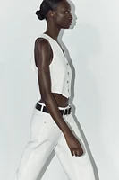 GILET AJOURÉ AU DOS