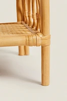 CHAISE DE NUIT ROTIN