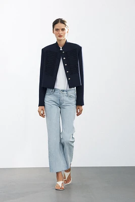 JEAN ZW COLLECTION FLARE TAILLE BASSE CROPPED