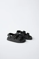 BUCKLED SANDALS
