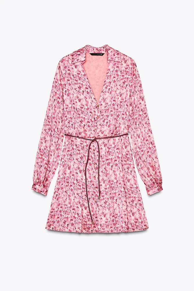 ROBE COURTE À IMPRIMÉ FLORAL