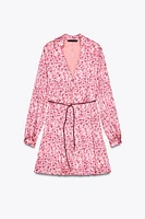ROBE COURTE À IMPRIMÉ FLORAL