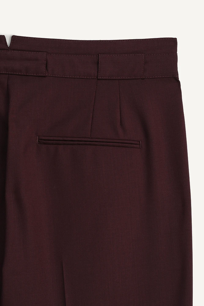 LIMITED EDITION PLEATED WOOL PANTS