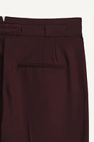 LIMITED EDITION PLEATED WOOL PANTS