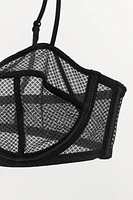MESH UNDERWIRE BRA