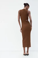 ROBE LONGUE À TEXTURE ET DÉTAIL AJOURÉ