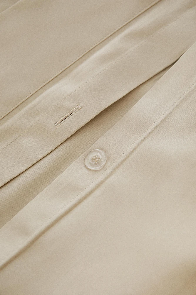 THICK SATEEN FITTED SHEET (300 THREAD COUNT