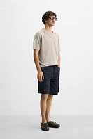 POLO EN MAILLE DE LIN