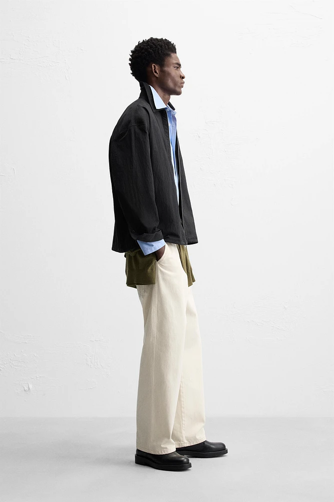 TECHNICAL ZIP OVERSHIRT