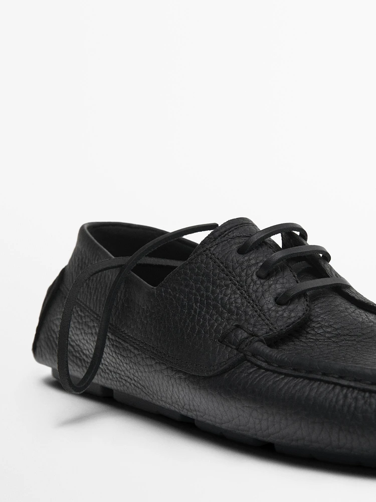 Mocassins en cuir nappa