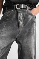 WAXED EFFECT JEANS LIMITED EDITION