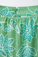 ROBE À EMPIÈCEMENTS FLEURIE