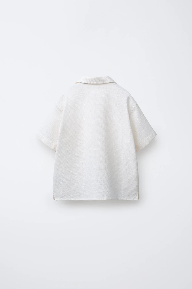 CHEMISE STRUCTURÉE À POCHE