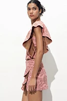 ASYMMETRIC JACQUARD TOP