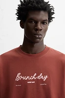 TEXT PRINT T-SHIRT
